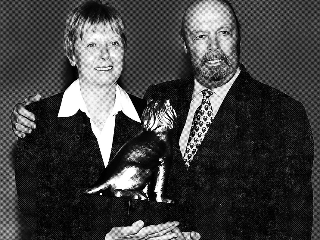 Annemarie Moser und Toni Sailer