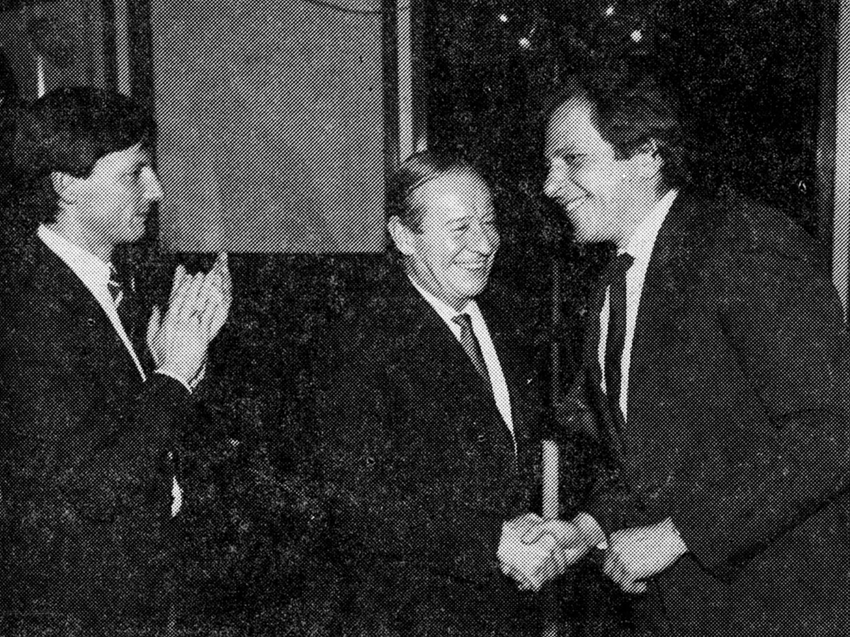 Wilfried Haslauer und Max Dasch