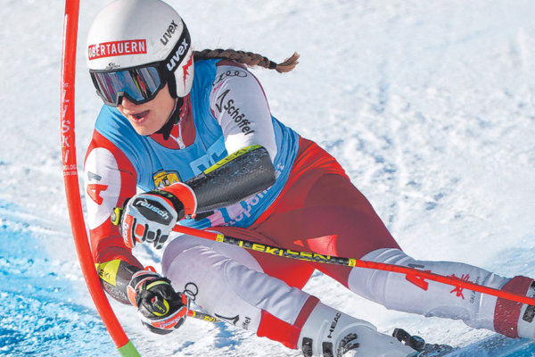 Ski-Pechvogel Lisa Grill braucht erneut Comebacker-Qualitäten ©SN/GEPA Pictures Bachun