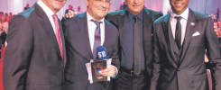 Franz Beckenbauer, Hans Krankl und David Alaba wurden von SN-Sportchef Richard Oberndorfer interviewt